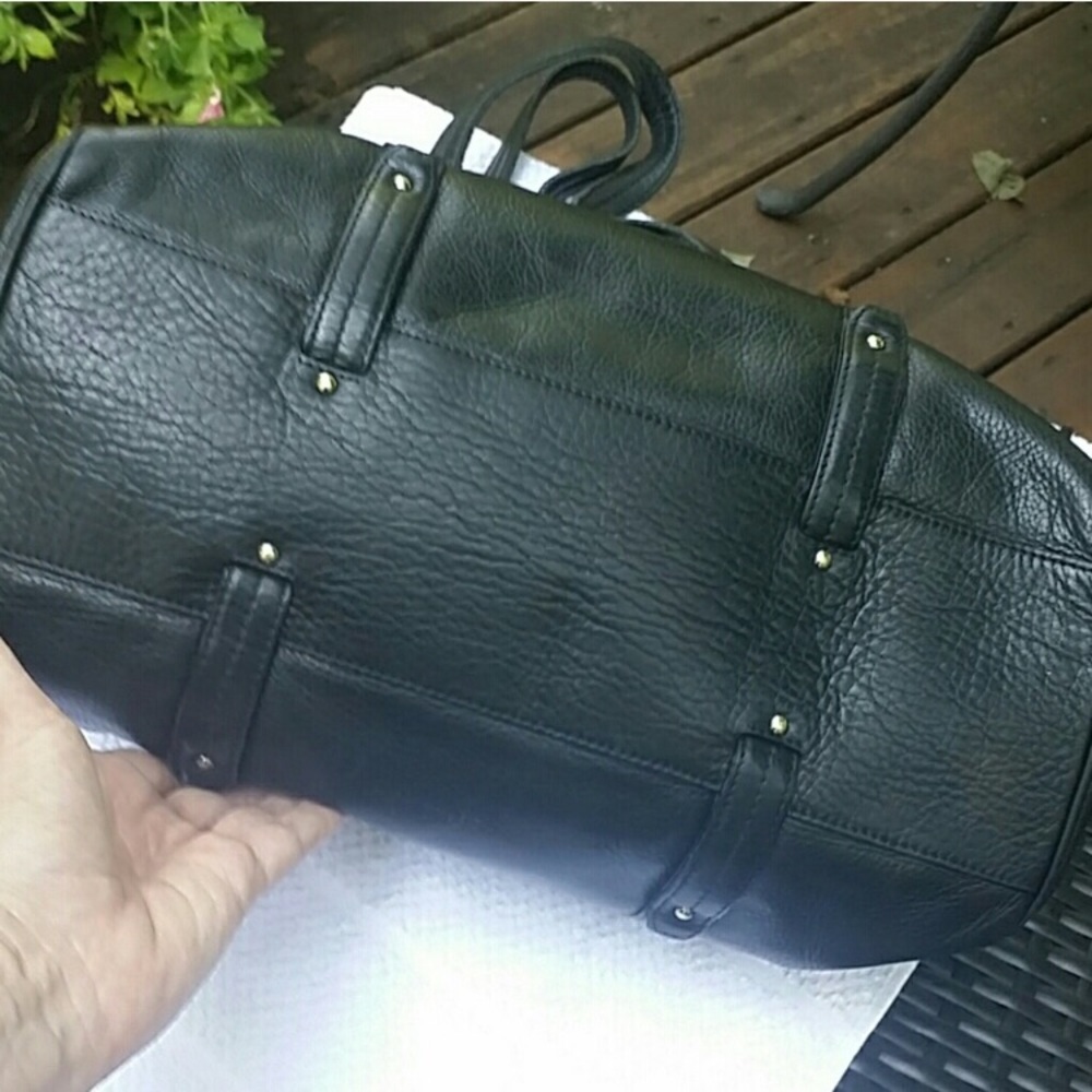 🔥🔥 BALLY black leather moto-style tote🔥🔥 - Picture 4 of 8